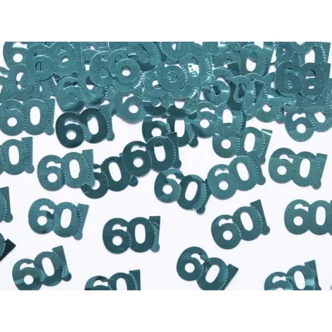 Konfetti PartyDeco Liczba 60, 15g - 2